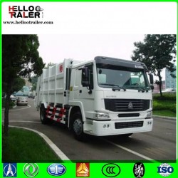 Professional Supply HOWO Compression Garbage Truck with Different Tank Size