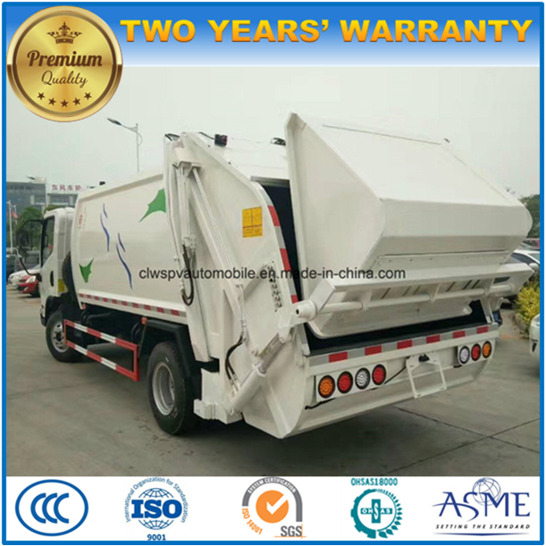 FAW 5 Tons Refuse Compress 5 Cbm Compactor Garbage Truck Image1