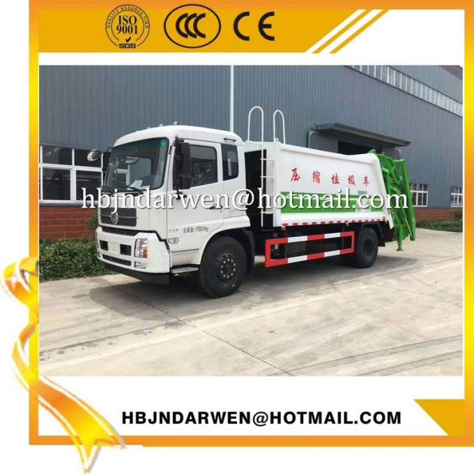 Made in China Stinky The Garbage Compactor Truck Dongfeng Tianjin Image1