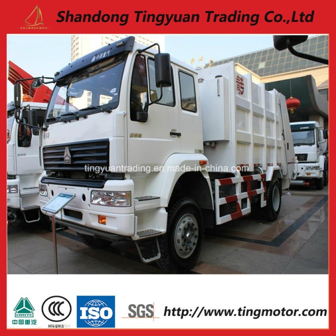 Sinotruk HOWO 4*2 Garbage Truck for Sale Image1