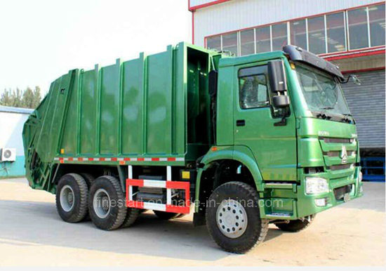 Sinotruk HOWO 6X4 Compress Garbage Truck Image1