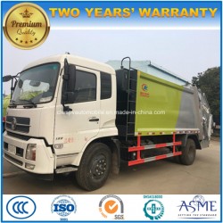 Dongfeng 6 Wheels Compressed Garbage Truck 8 T Refuse Truck
