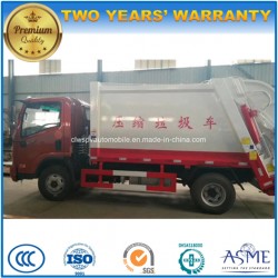 Sinotruck 4X2 5 Tons Compressed Garbage Truck