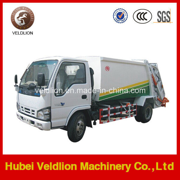 Isuzu 5mt, 5 Ton Compressed Garbage Truck Image1