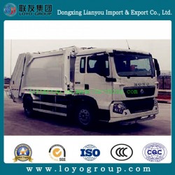 HOWO 4X2 Rear Loading Compactor Garbage Truck for Sale
