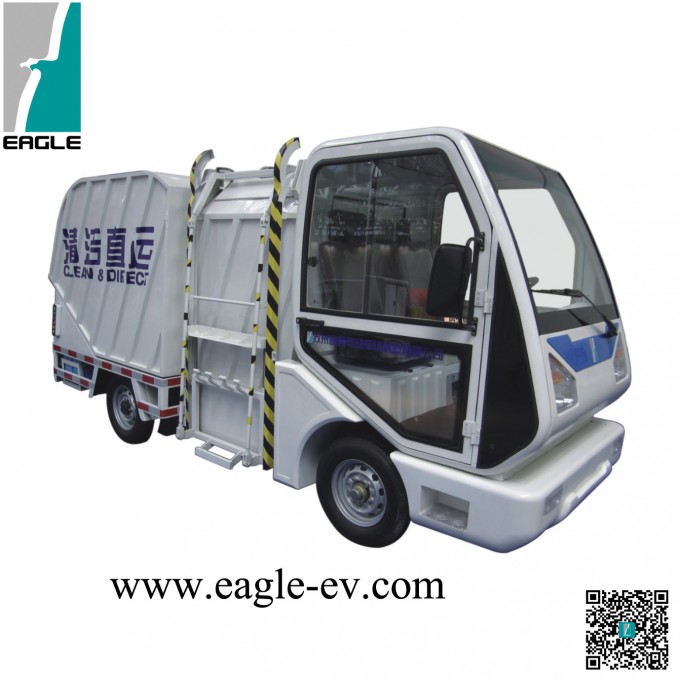 Electric Garbage Collection Truck, Side Loading, Eg6042 X Image1