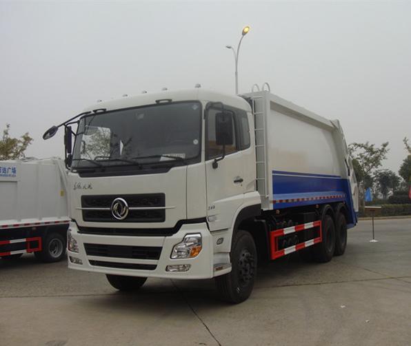 6*4 Dongfeng Compression Garbage Truck with 18cbm Capacity Image1