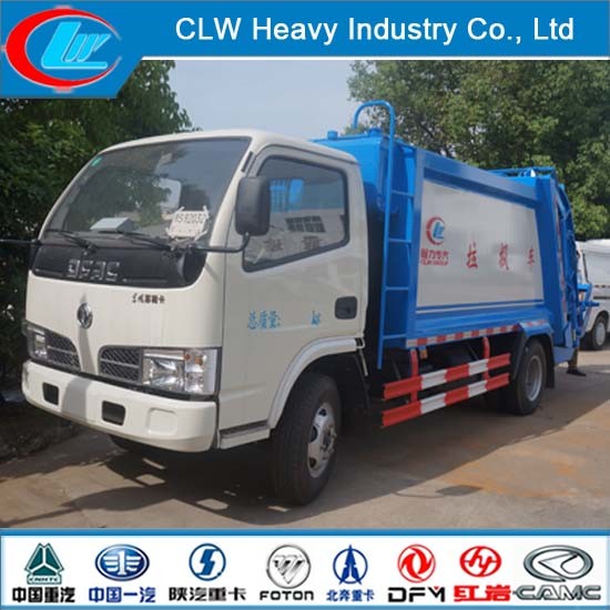 New Design 4X2 Rear Loader Compacting Garbage Truck Image1