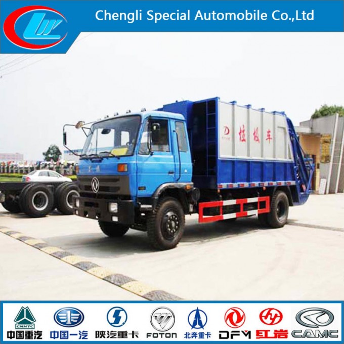 Classic Design Dongfeng 4X2 Compression Garbage Trucks Image1