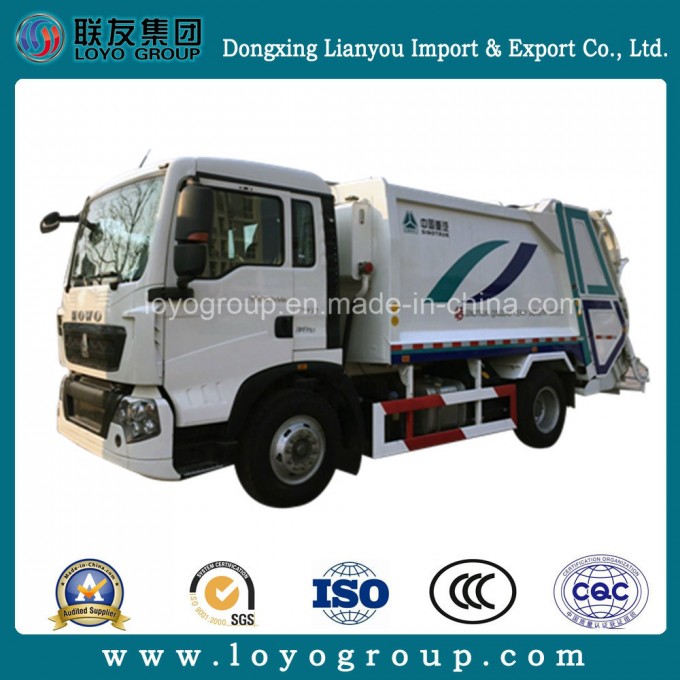 Compression Garbage Truck HOWO-T5g 4X2 Garbage Truck Image1