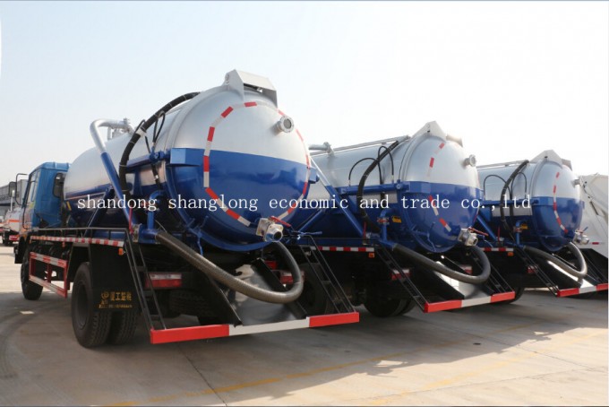 4X2 10ton Garbage Truck/ 10 Cubic Meters Suction Sewage Truck Image1