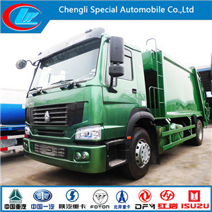 4X2 Compress Garbage Truck with Low Price Image1