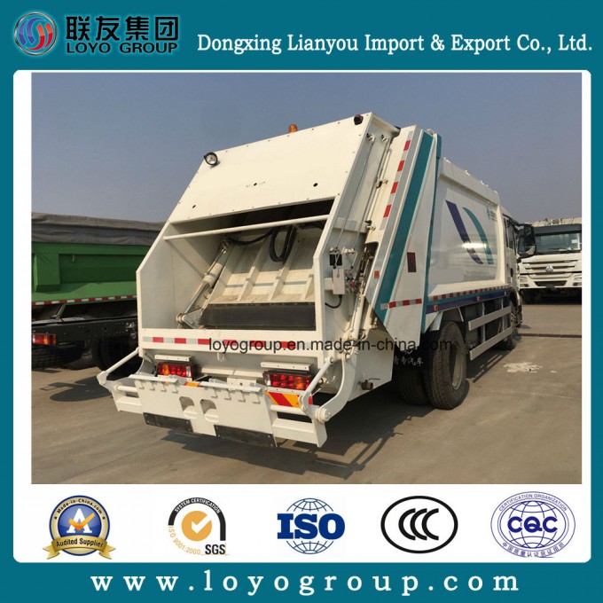 HOWO 4*2 Garbage Truck Hydraulic Cylinder, Hook Lift Garbage Truck, Garbage Collector Truck Image1