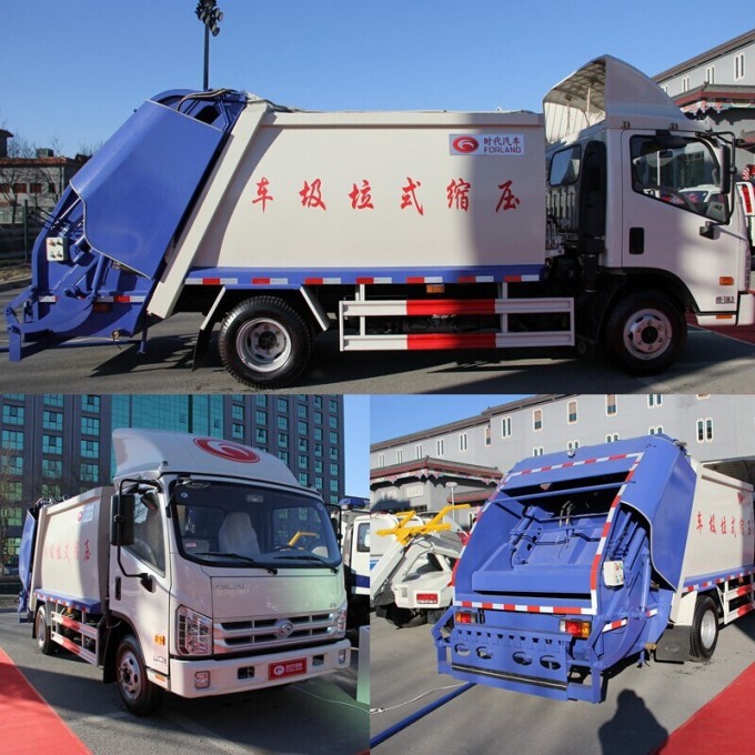 Forland 113HP 4X2 Compactor Garbage Truck Image1