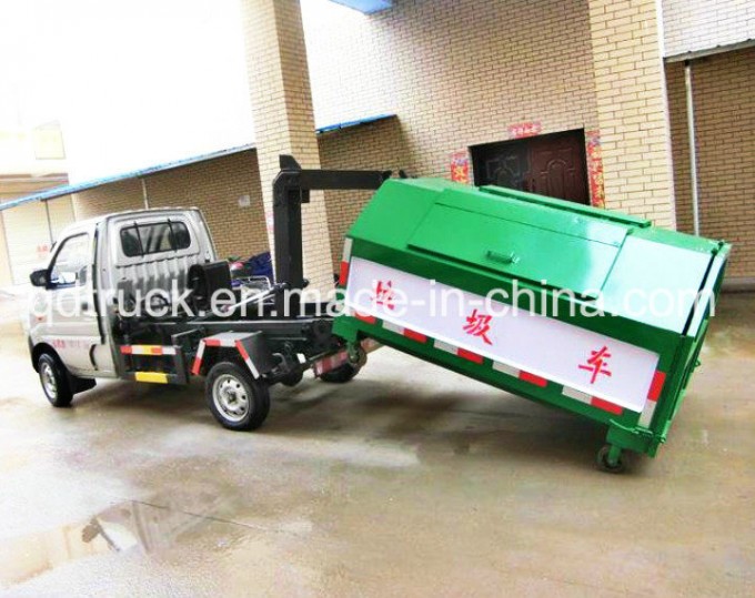 3CBM Hook-lift Arm Type Garbage Truck, Garbage Transfer Truck Image1