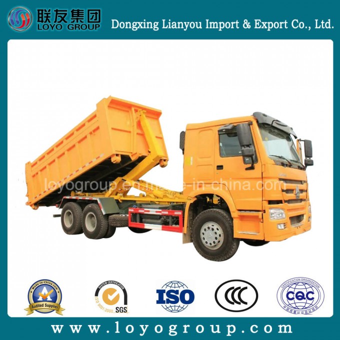 Sinotruk HOWO Hook Arm Garbage Truck in Philippines Image1