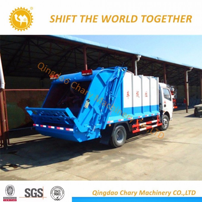 Dongfeng 4X2 6m3 Compress Garbage Truck Image1