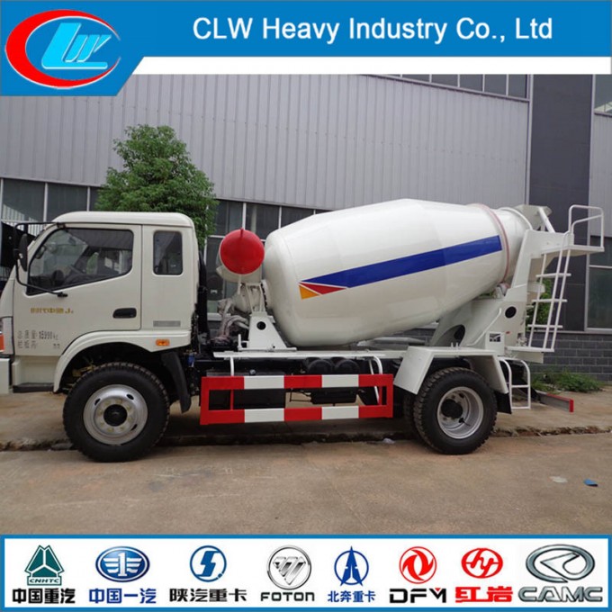 4cbm 6 Wheels Concrete Mixer Concrete Truck for Sale Image1