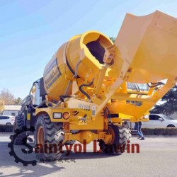 Automatic Water Supply, Double Water Tank Self Loading Concrete Truck Mixer with 1500L 3500L 4000L M
