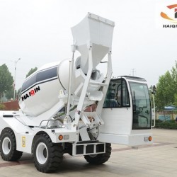 Haiqin Brand Self Loading Mobile Concrete Mixer Truck (HQ400) for Sale