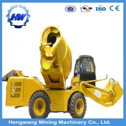 Mini Self Loading Mobile Hydraulic Diesel Concrete Mixer Truck