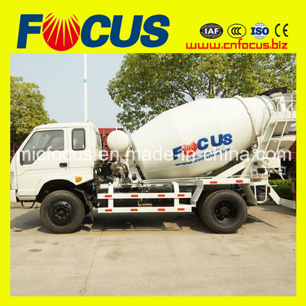 3cbm, 4cbm LHD or Rhd Small Concrete Mixer Truck/Self-Loading Concrete Truck Mixer-Cement Mixer Image1
