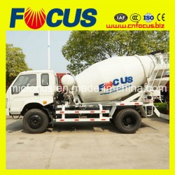 3cbm, 4cbm LHD or Rhd Small Concrete Mixer Truck/Self-Loading Concrete Truck Mixer-Cement Mixer