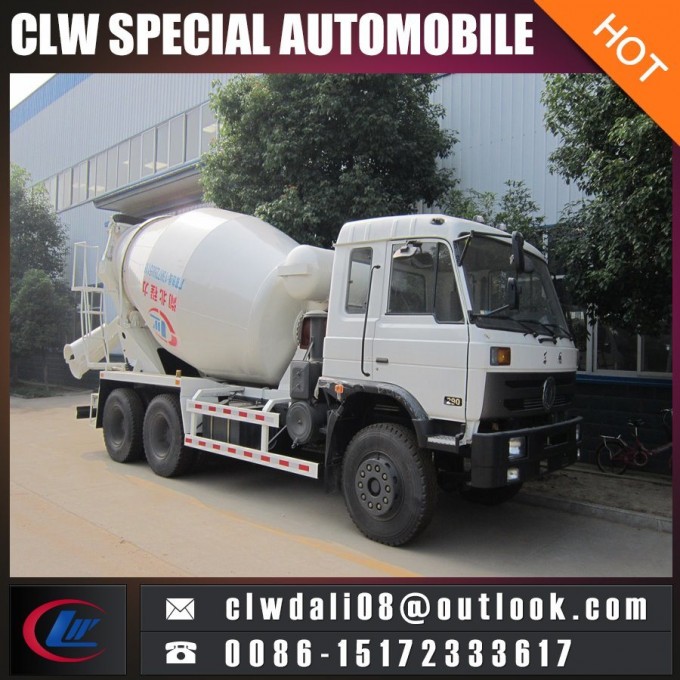 Hot Sale Dongfeng 6*4 7cbm Mobile Concrete Mixer Truck Image1