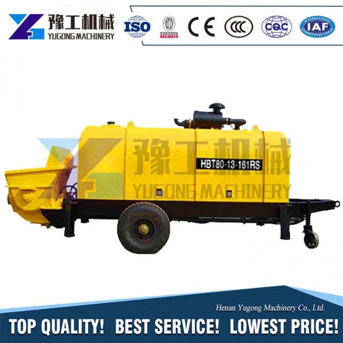 Mobile Putzmeister Trailer Foam Concrete Mixer with Hydraulic Truck Pump Image1