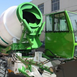 4.0cbm Automatic Weighing Concrete Mixer Truck with 4-Wheel Steering