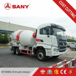 Sany Sy309c-8 Construction Equiupment 9m3 China Concrete Mixer Truck