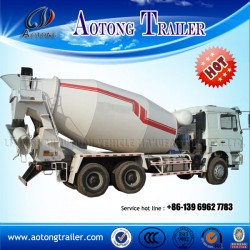 Hot Sale 3 Axles Concrete Mixer Trailer Truck