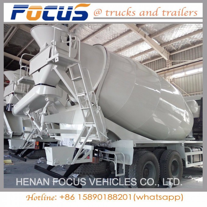 China Brand 9cbm Capacity Shacman Truck Concrete Mixer for Sale Image1