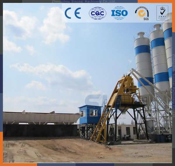 Zhengzhou Hzs25 Concrete Mixer Truck Batching Plant Machine Price Image1