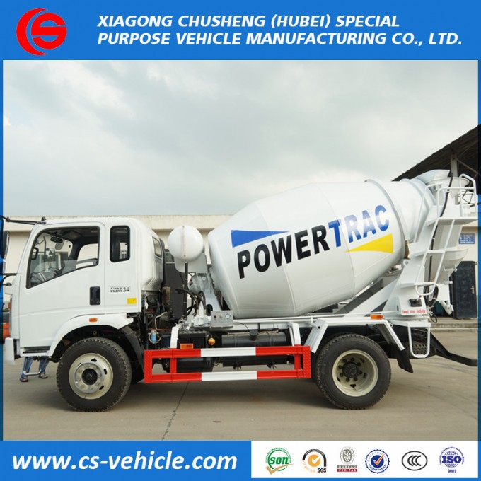 Sinotruk Homan 6 Wheeler Small 5m3 Cement/Concrete Mixer Truck Image1