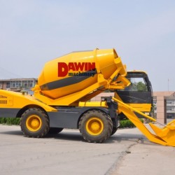 Auto Loading Concrete Mixer Truck with PLC Weighing System
