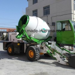270 Degrees Rotation Concrete Mixer Truck with Diesel Engine