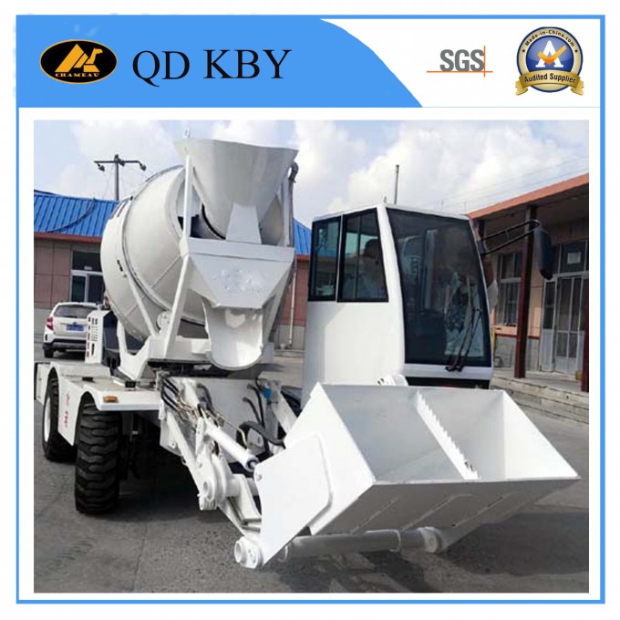 1.6m3 Auto Self Loading Concrete Mixer Truck Image1