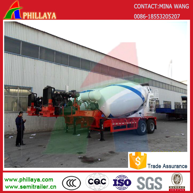 6-8-10-12 Cbm Concrete Mixer Truck 4*2 Mobile Cement Mixer Image1