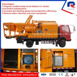 Pully Manufacture 40 Cbm/H Concrete Mixer Batching Pump Truck (JBC40-L1)