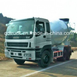 Stock ISUZU truck, 8-10 m3 ISUZU concrete mixer truck