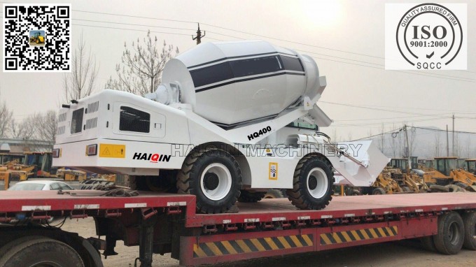 Self Loading Mobile Concrete Mixer Truck (HQ400) for Sale Image1