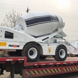 Self Loading Mobile Concrete Mixer Truck (HQ400) for Sale
