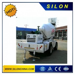 Hydraulic Self-Loading Concrete Mixer Truck with Hopper 4.0m3