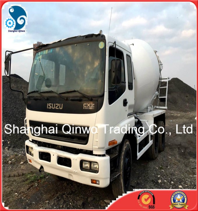 Japan Isuzu Concrete Cement Mixer Truck Sale in Philippines (10PE1engine) Image1