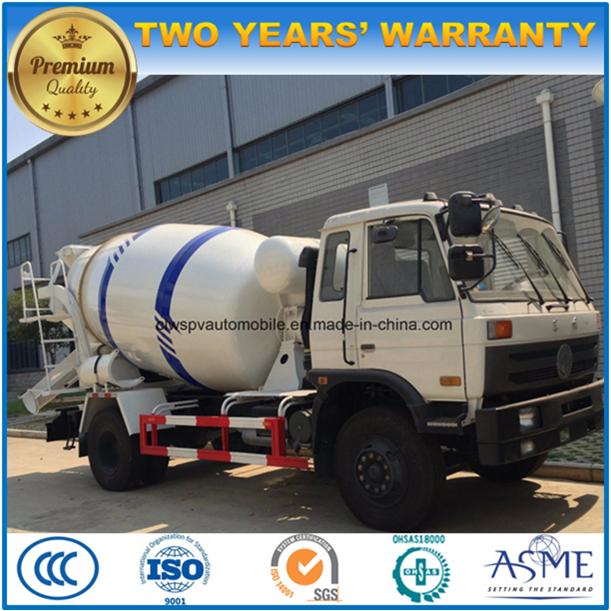 Dongfeng 4 Cubic Meters Concrete Mixer Truck 4X2 Drum Truck Image1