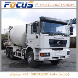 China Shacman 9 Cubic Concrete Mixer Tank Truck for Building Construct