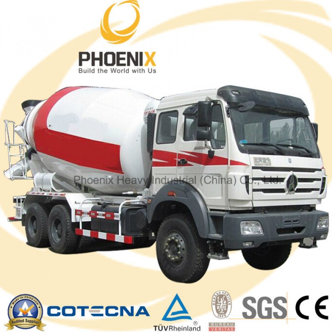 6X4 340HP Northbenz Ng80 Beiben 8m3 Concrete Mixer Truck Image1