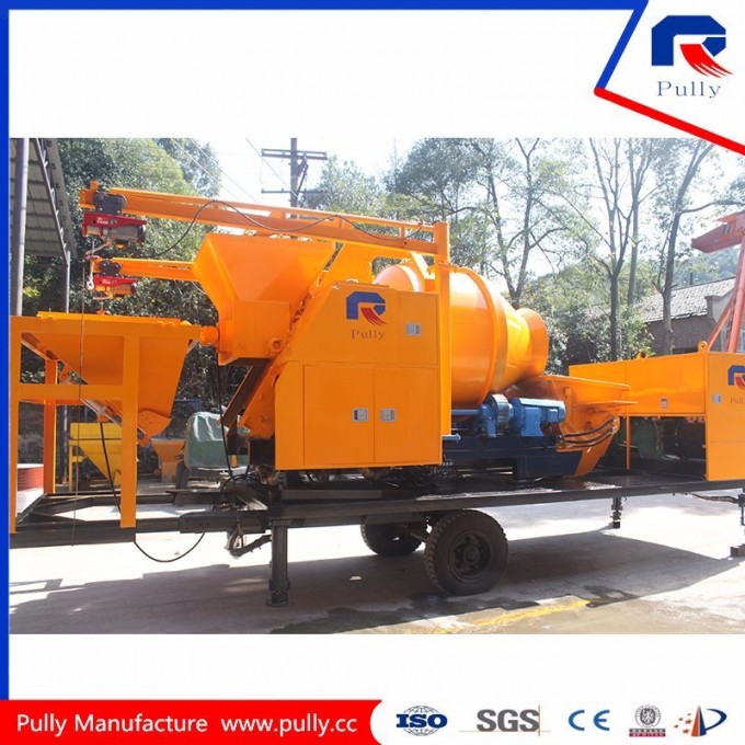 Hot Sale Concrete Mixer Pump Truck with Batcher Image1