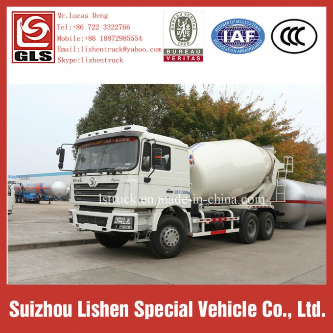 Shacman 6X4 Concrete Mixer Truck 12 M3 Concrete Pump Truck for Sale Image1
